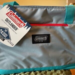 Coleman Outlander Tote in Gray and Teal
